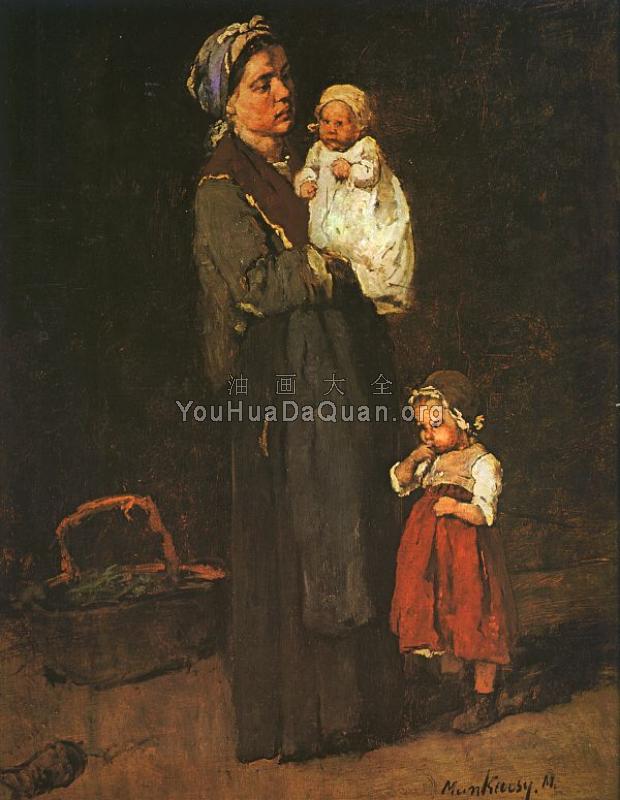 Mother and Child  study for  The Pawnbrokers Shop - 米哈伊·穆卡西斯